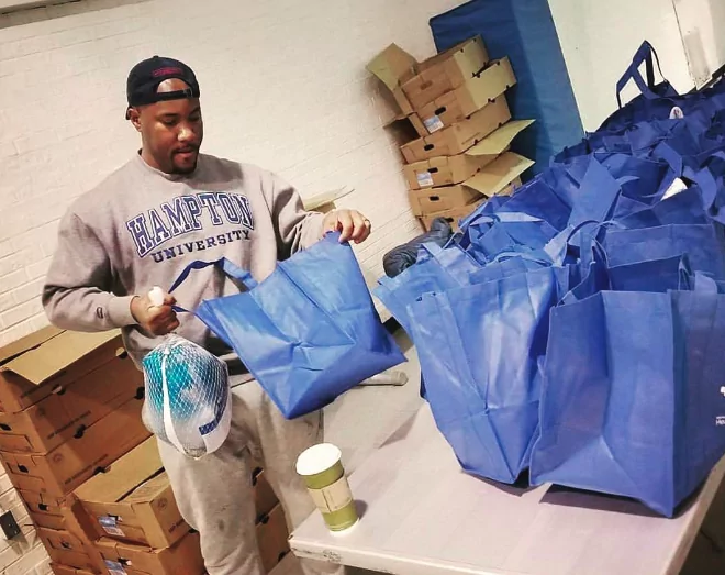 tyler bailey at hampton university